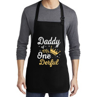 Daddy Of Mr Onederful 1st Birthday One Derful Matching T Shirt Medium-length Apron | Artistshot