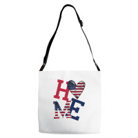 American Flag Home Adjustable Strap Totes | Artistshot