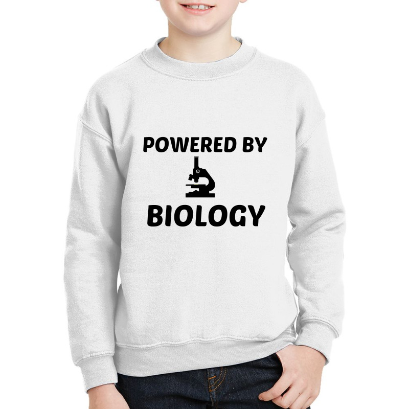 Biology Powered Youth Sweatshirt by Perfect Designers | Artistshot