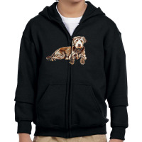 Adult Mixed Breed Terrier Dog Youth Zipper Hoodie | Artistshot