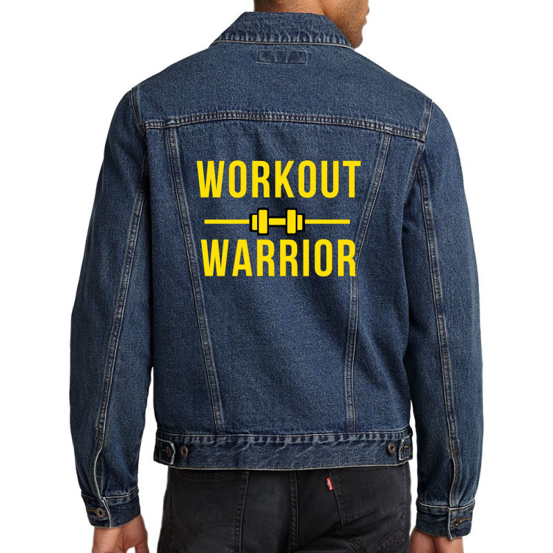 Workout Warrior Men Denim Jacket | Artistshot