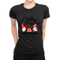 Chillin' With My Registered Nurse Valentines   Rn Valentines Ladies Fitted T-shirt | Artistshot