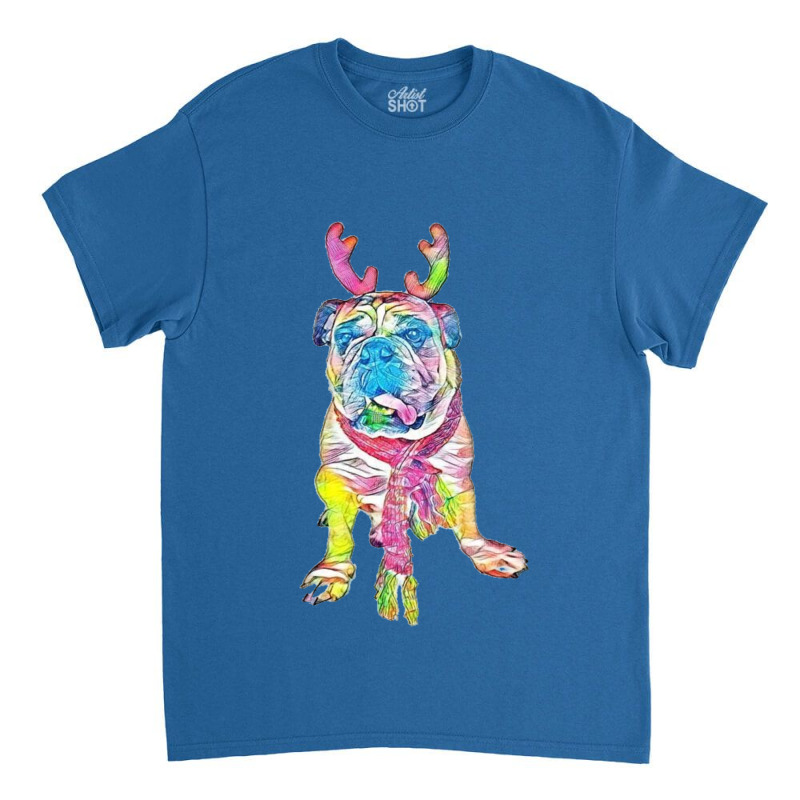 Funny Photo Of A Bulldog Bree Classic T-shirt by Kemnabi | Artistshot