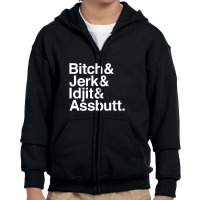 Team Free Will Helvetica Youth Zipper Hoodie | Artistshot