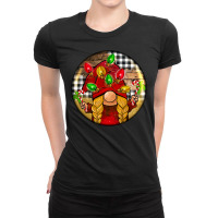 Christmas Gnome Ladies Fitted T-shirt | Artistshot