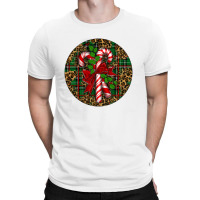 Candy Cane Christmas T-shirt | Artistshot