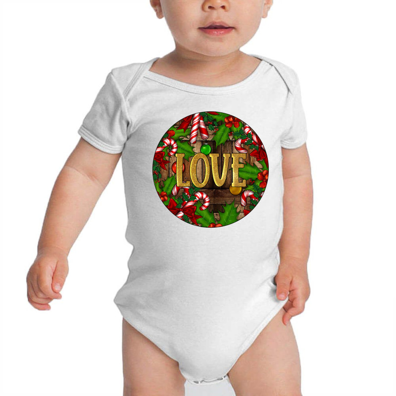 Christmas Love Baby Bodysuit by Christmas Ornament Shop | Artistshot