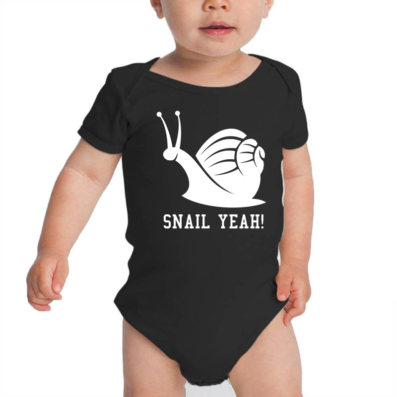 Snail Yeah Baby Bodysuit by erishirt | Artistshot