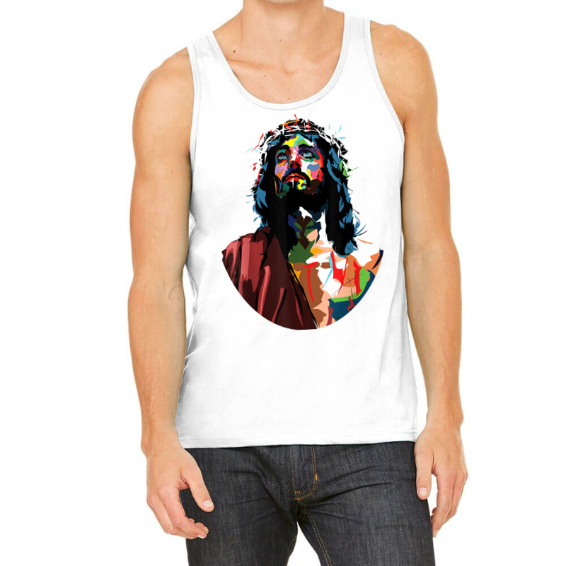 Vintage Got King Jesus Christ Sweet Face Image T Shirt Tank Top | Artistshot