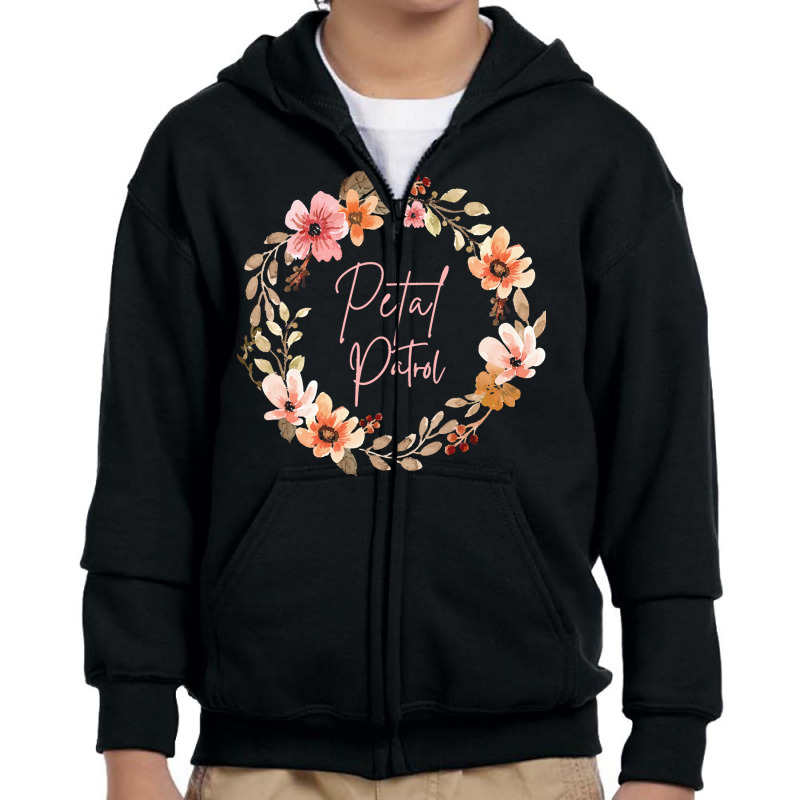 Petal Patrol T  Shirt Petal Patrol Flower Girl T  Shirt Youth Zipper Hoodie by gail93766 | Artistshot