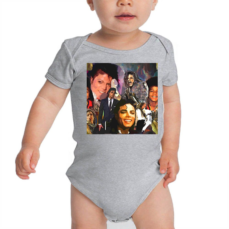 Mj Poster 1 Baby Bodysuit by Artango | Artistshot