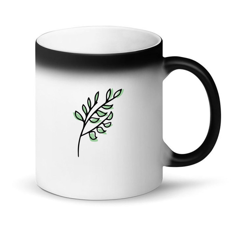 Leaf Design Magic Mug | Artistshot