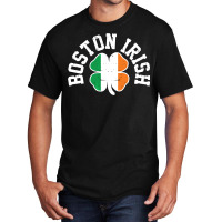 Boston Four Leaf Clover St.patrick Basic T-shirt | Artistshot