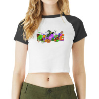 Halloween Nurse Raglan Crop Top | Artistshot