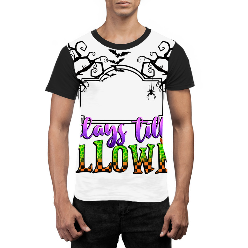 Days Till Halloween Graphic T-shirt | Artistshot