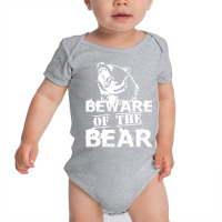 Beware Of The Bear Baby Bodysuit | Artistshot