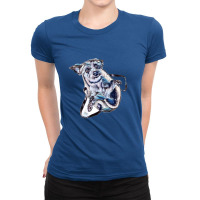 Cute Little Terrier Dog Stand Ladies Fitted T-shirt | Artistshot