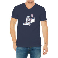 Cute Puppy Delivered To A Mai V-neck Tee | Artistshot