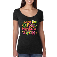 Chip Dippin' Margarita Sippin' Women's Triblend Scoop T-shirt | Artistshot