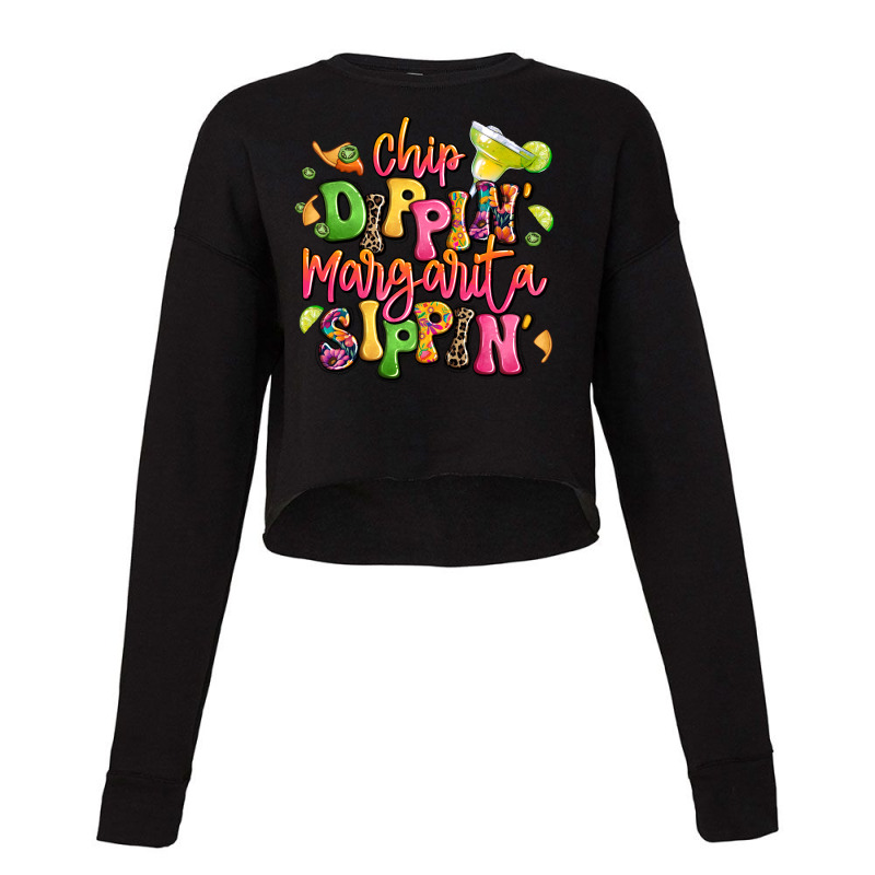 Chip Dippin' Margarita Sippin' Cropped Sweater by LillyAllenDesigns | Artistshot