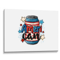 American Can Cooler Metal Print Horizontal | Artistshot