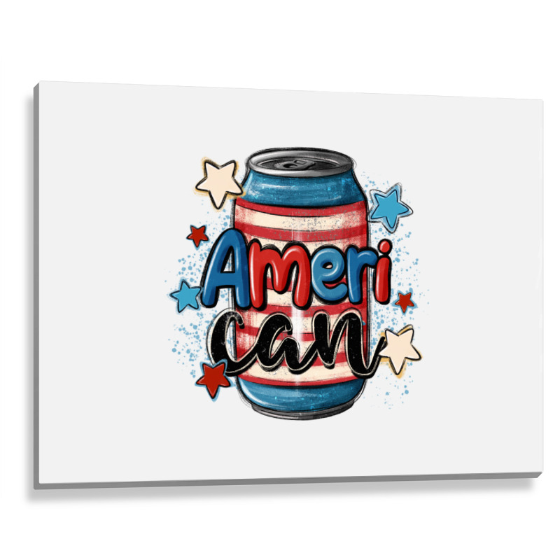 American Can Cooler Metal Print Horizontal | Artistshot