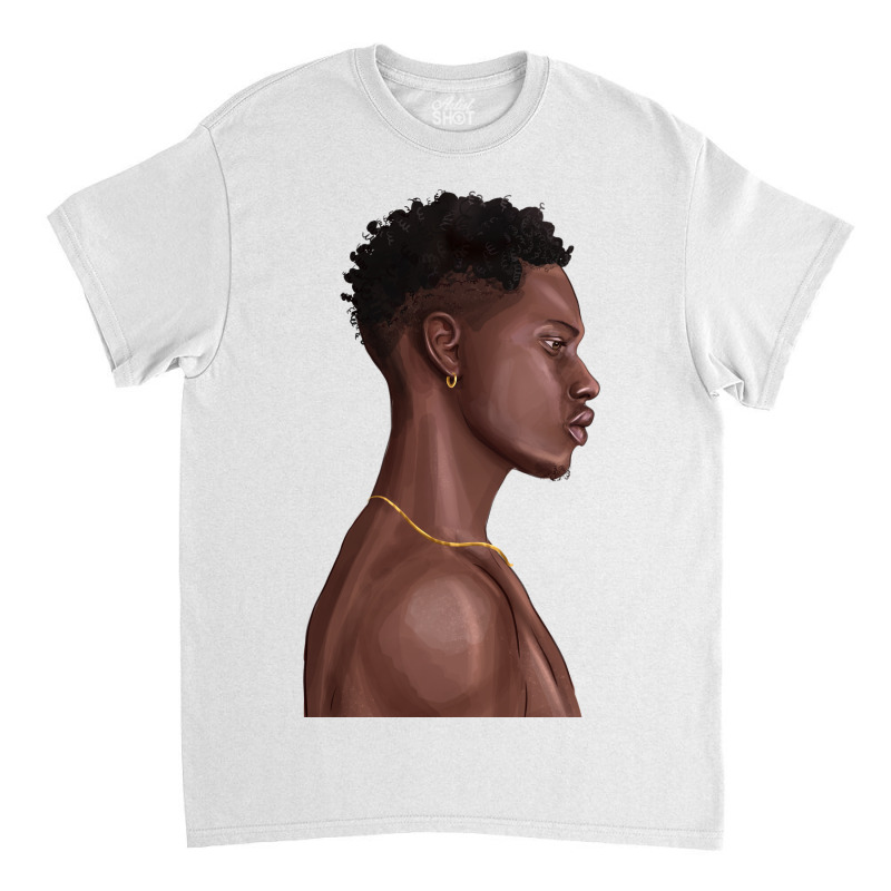 Afro Black Man Classic T-shirt by texasbilliewilder | Artistshot