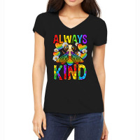 Always Bee Kind Pride Lgbtq Women's V-neck T-shirt | Artistshot