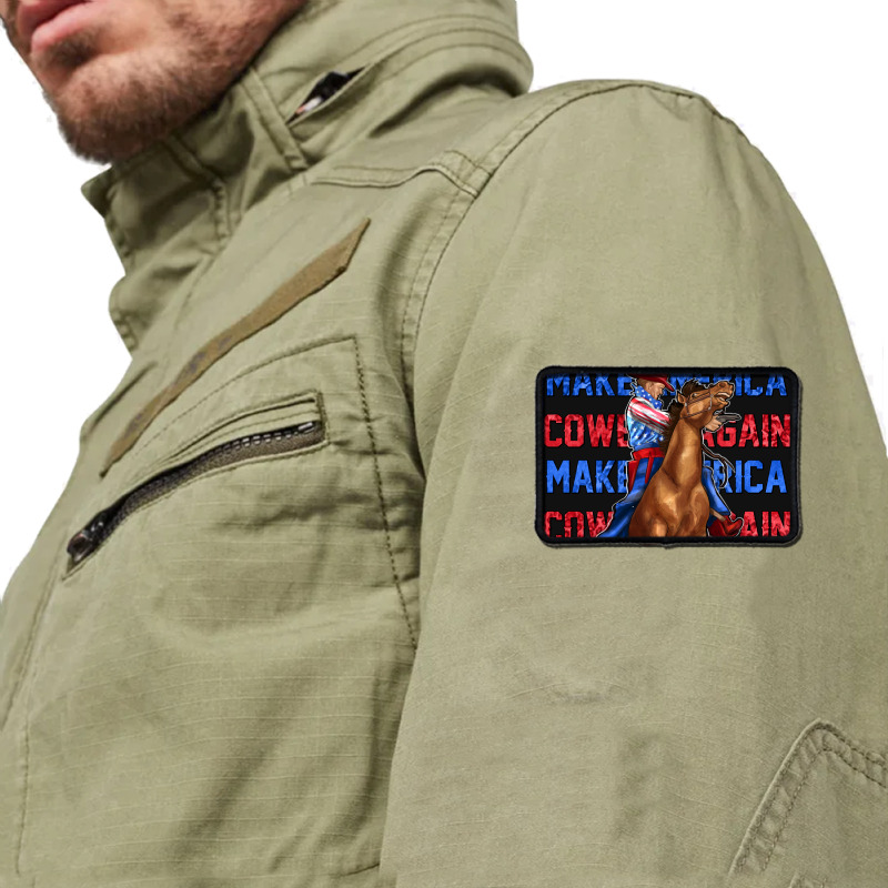 Make America Cowboy Again Rectangle Patch | Artistshot