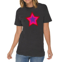 Lightning Star Red Star Orange Star Yellow Star Peach Star Teal Star Vintage T-shirt | Artistshot