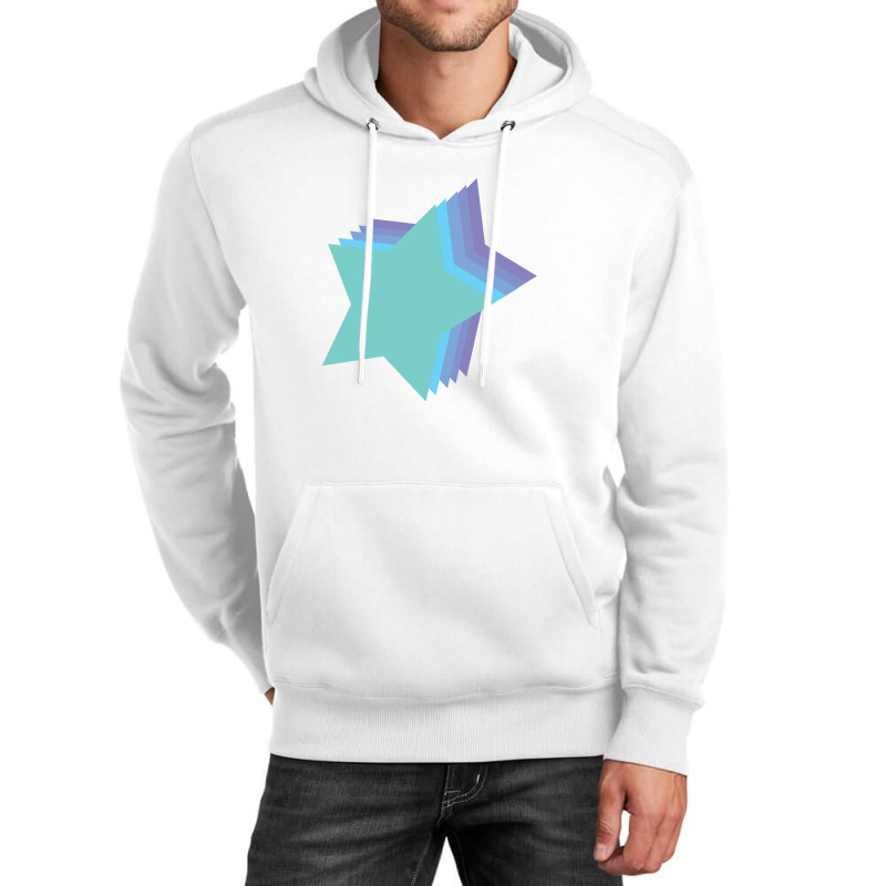 Lightning Star Red Star Orange Star Yellow Star Peach Star Teal Star Unisex Hoodie by Terasshot | Artistshot