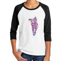 Happy Terrier Dog Running In Youth 3/4 Sleeve | Artistshot