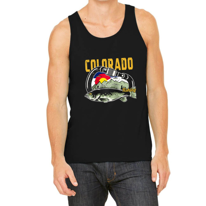 Retro Carabiner Colorado Fishing Raglan Baseball Tee Tank Top | Artistshot