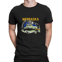 Retro Carabiner Nebraska Fishing Premium T-shirt | Artistshot