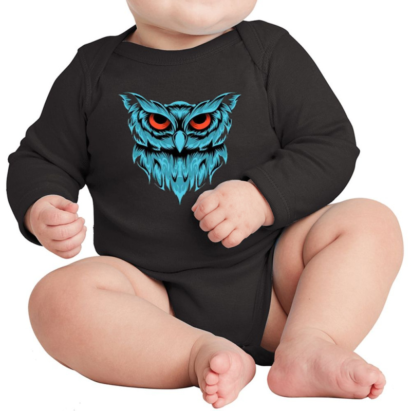 Owl Long Sleeve Baby Bodysuit by Mubin | Artistshot