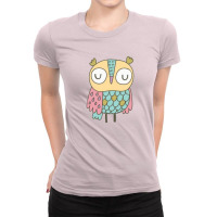 Owl Ladies Fitted T-shirt | Artistshot