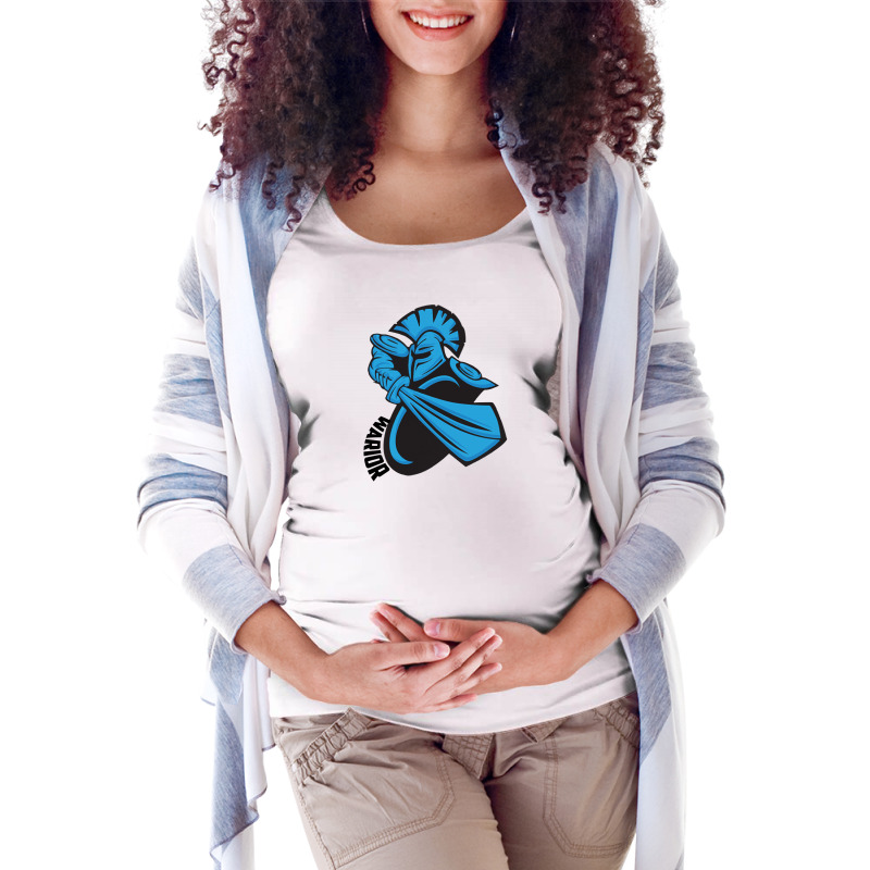 Warrior Vector Maternity Scoop Neck T-shirt by Jhanafi | Artistshot