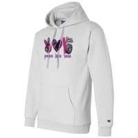 Peace Love Race Champion Hoodie | Artistshot