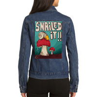 Snailed It Ladies Denim Jacket | Artistshot