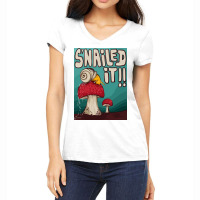 Snailed It Women's V-neck T-shirt | Artistshot