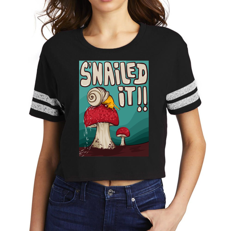 Snailed It Scorecard Crop Tee by Makeit.adt | Artistshot