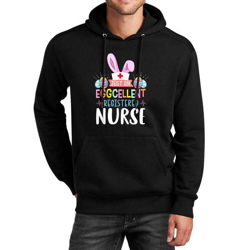 Just An Eggcellent Registered Nurse Cute Bunny Easter Women Unisex Hoodie | Artistshot