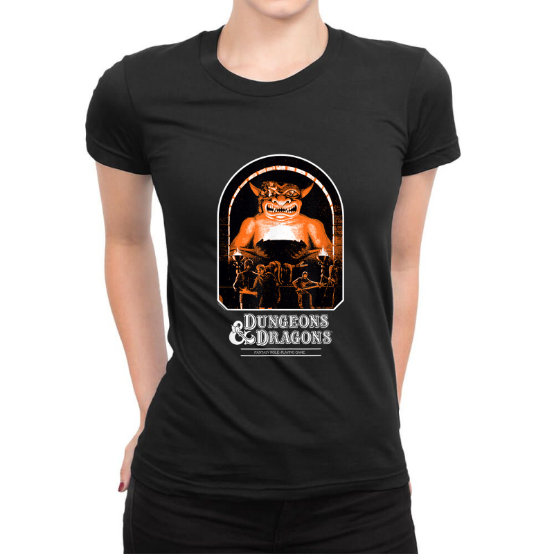 Dungeons & Dragons Vintage Player's Handbook Ladies Fitted T-Shirt by Vivu991 | Artistshot