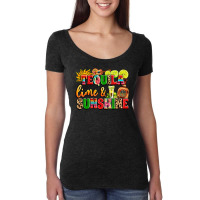 Tequila Lime And Sunshine Women's Triblend Scoop T-shirt | Artistshot