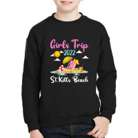 Summer Vacation Girls Trip 2022 Lost Paradise St Kitts Beach Tank Top Youth Sweatshirt | Artistshot