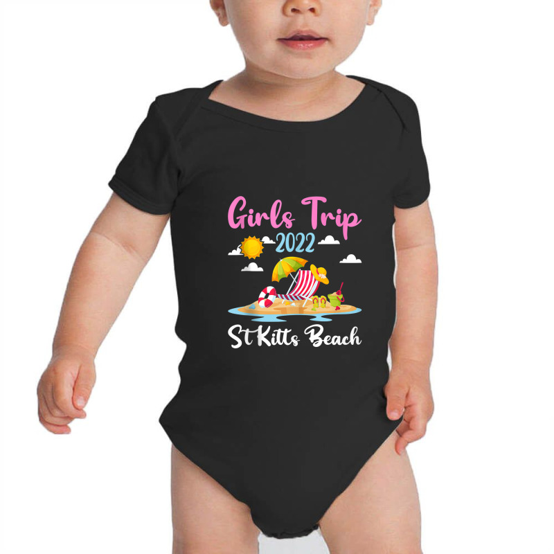 Summer Vacation Girls Trip 2022 Lost Paradise St Kitts Beach Tank Top Baby Bodysuit by Tiktify | Artistshot