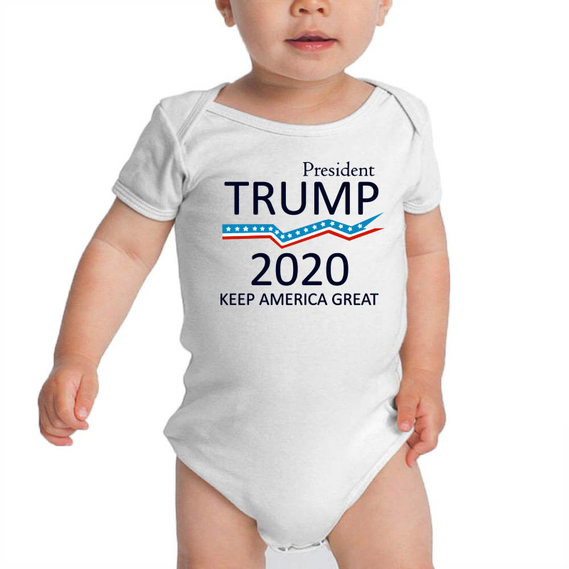 President Trump 2020   Keep America Great Baby Bodysuit | Artistshot