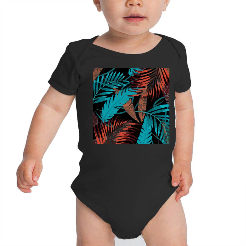 Jungle T  Shirt Jungle Paradise Botanical T  Shirt Baby Bodysuit by vhoeger208 | Artistshot