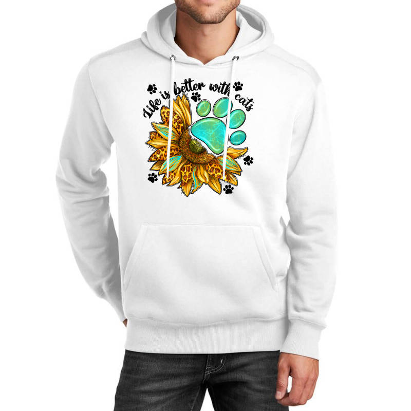 Life Is Better With Cats Unisex Hoodie | Artistshot