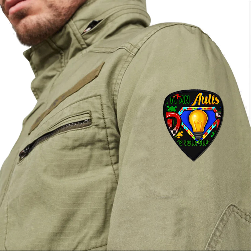 Im An Autism Dad Whats Your Superpower Shield S Patch | Artistshot